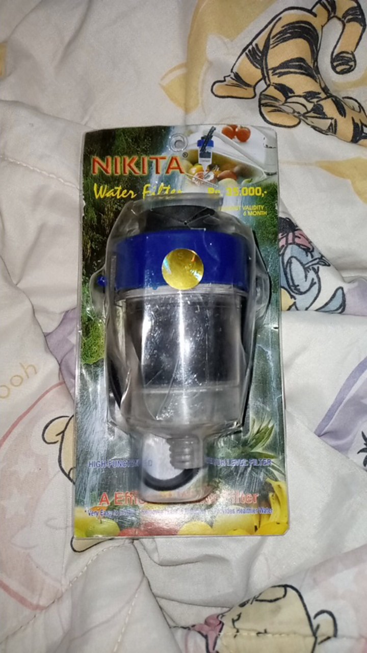 Filter Saringan Air Nikita Penyaring Air Zernih Plus Corong Filter Air Penyaring Air Menjadi Jernih