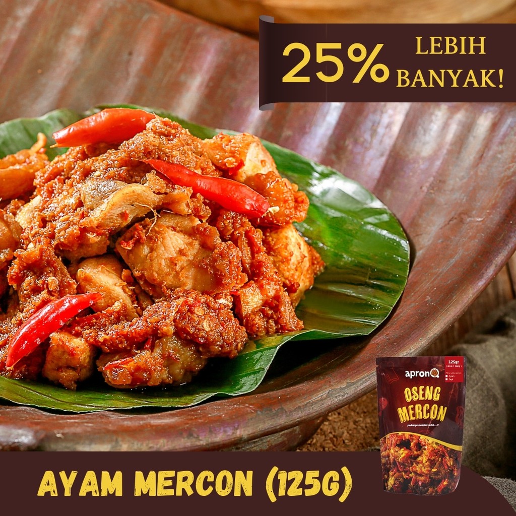 

APRONQ OSENG MERCON AYAM 125 GRAM (SMALL)
