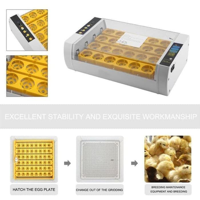 Mesin Alat Penetas Tetas Telur Digital 24 eggs incubator Full Otomatis