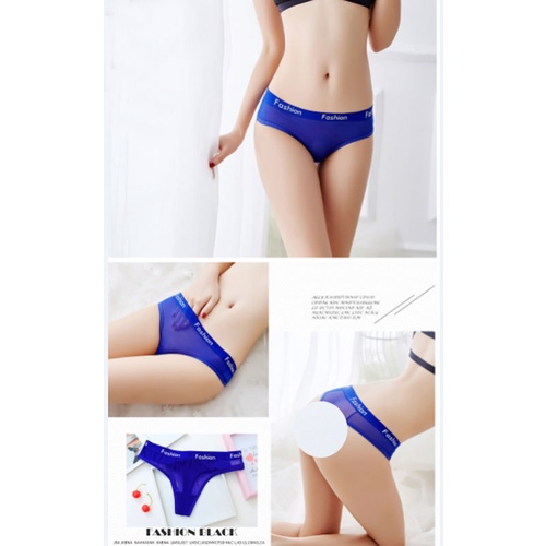 Celana Dalam Wanita Sexy Huruf Fashion Low Waist G Sting transparan Jala Kenyamanan Thong 3C183