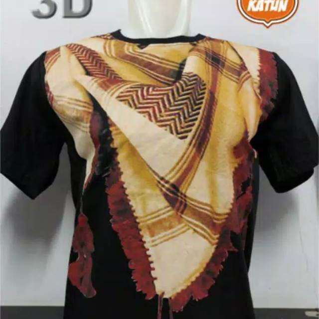  Kaos  Distro 3D  Motif  Sorban  T Shirt Motif  Sorban  3D  