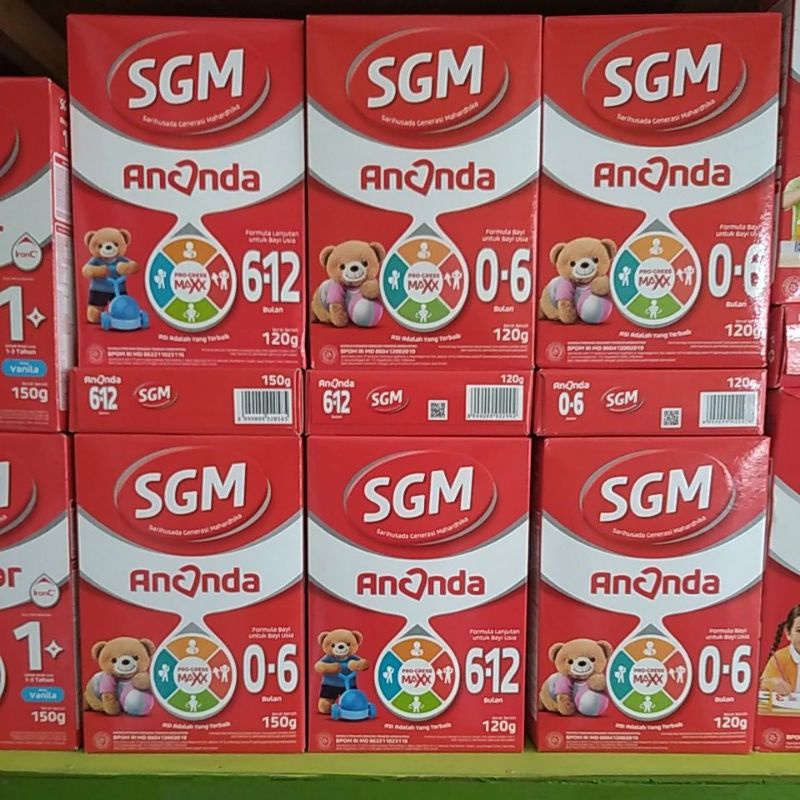 SGM ANANDA 0-6 /6-12 bulan 120gram