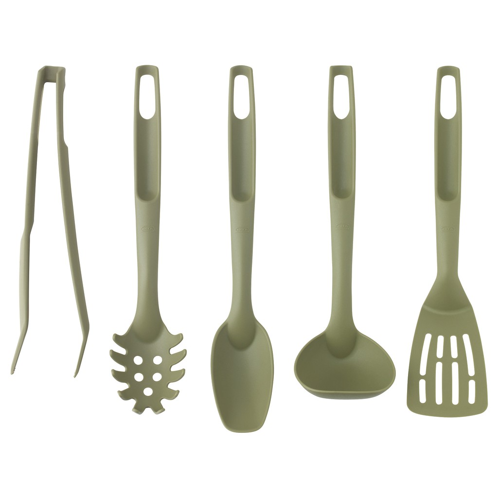 Jual IKEA SPECIELL 5piece Kitchen Utensil Set Dark Green Shopee