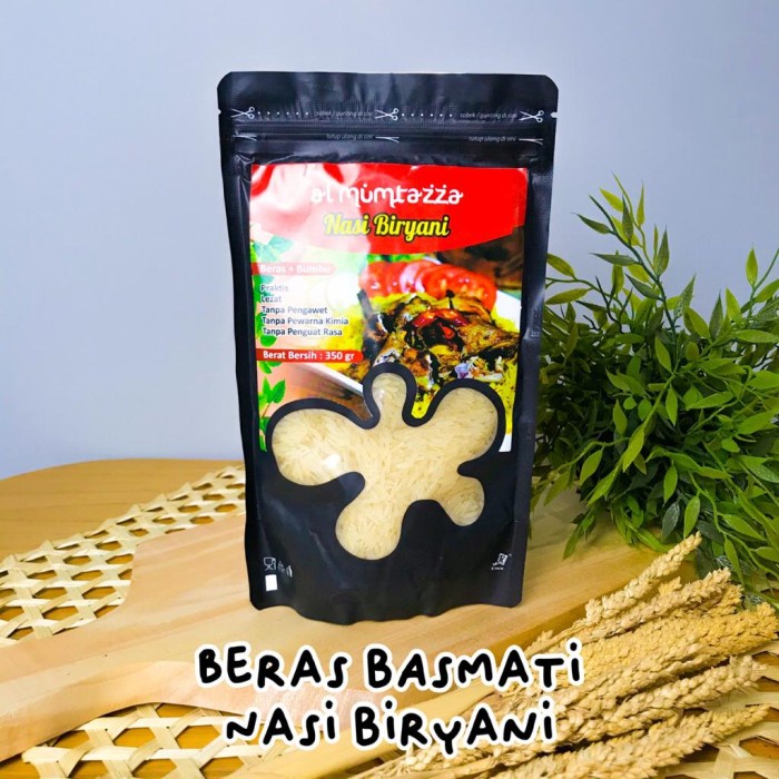 

bg20t01r Beras Basmati Bumbu - Nasi Instant Al-Mumtazza - Nasi Biryani - 350Gr Sv012Ss