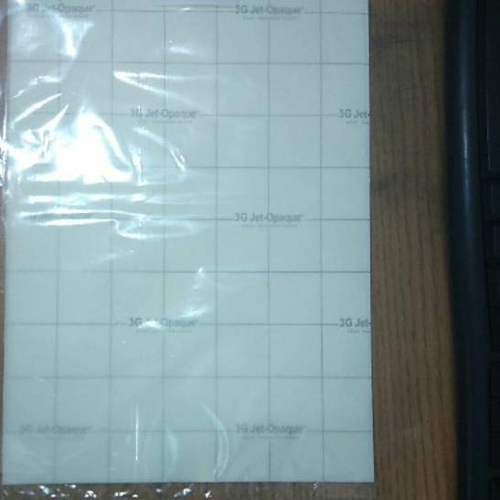 

Transfer paper 3G Opaque a4 5lmbr/Kertas Sablon Kaos Baju Berwarna ...