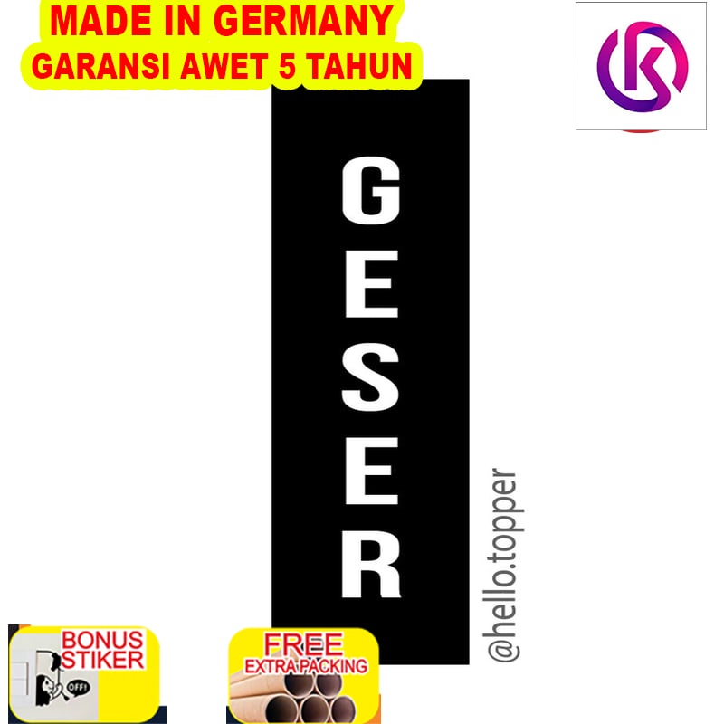 

Murah Sign Geser Acrylic Timbul | Sign Board Akrilik
