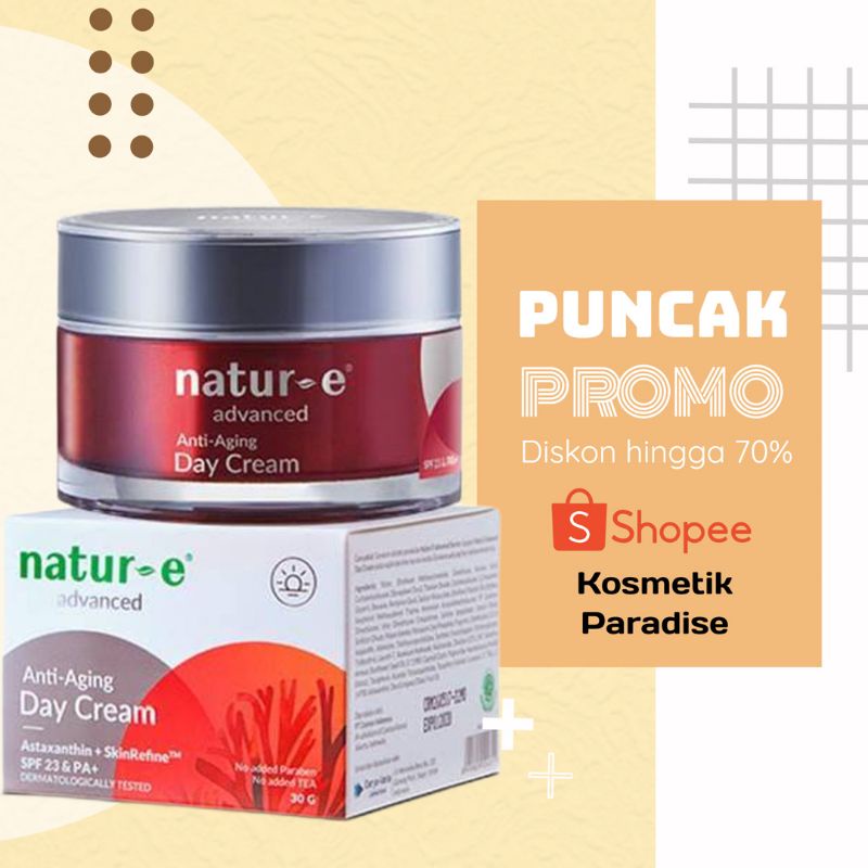 Natur-e advance day cream / Skincare Krim Siang Natur e Untuk Flek hitam dan Kerutan / Day Cream Nat