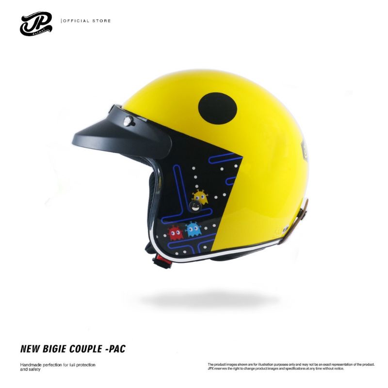 HELM JP RETRO NEW BIGIE COUPLE-PAC INVADERS