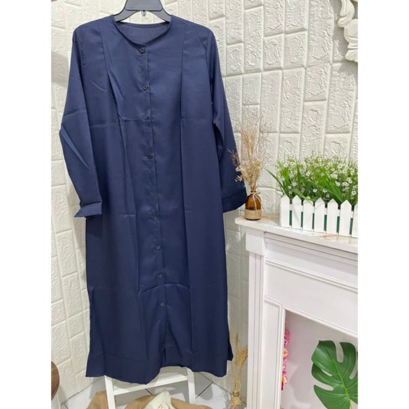 [ BISA COD ] AZALLEA LONG DRESS/DRES WANITA