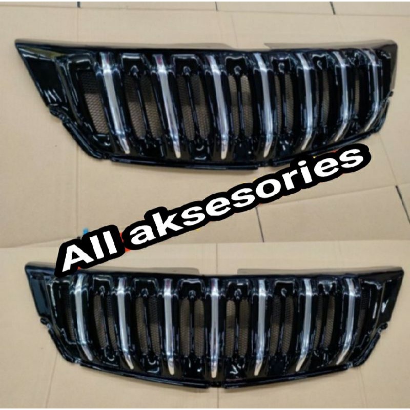 Grill Wuling Cortez Hitam glossy