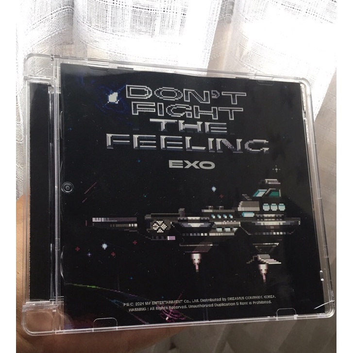 jewel case dftf only album don’t fight the feeling exo