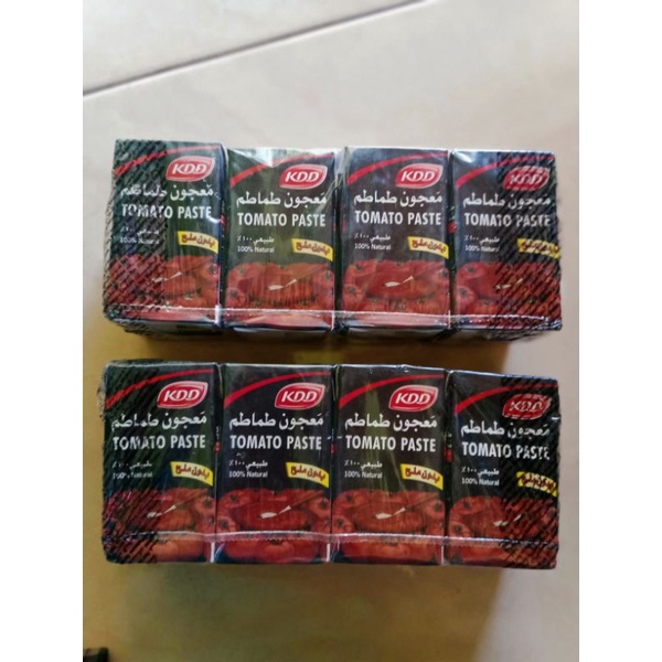 

pasta tomat kdd 1 pak ( 8 pcs )