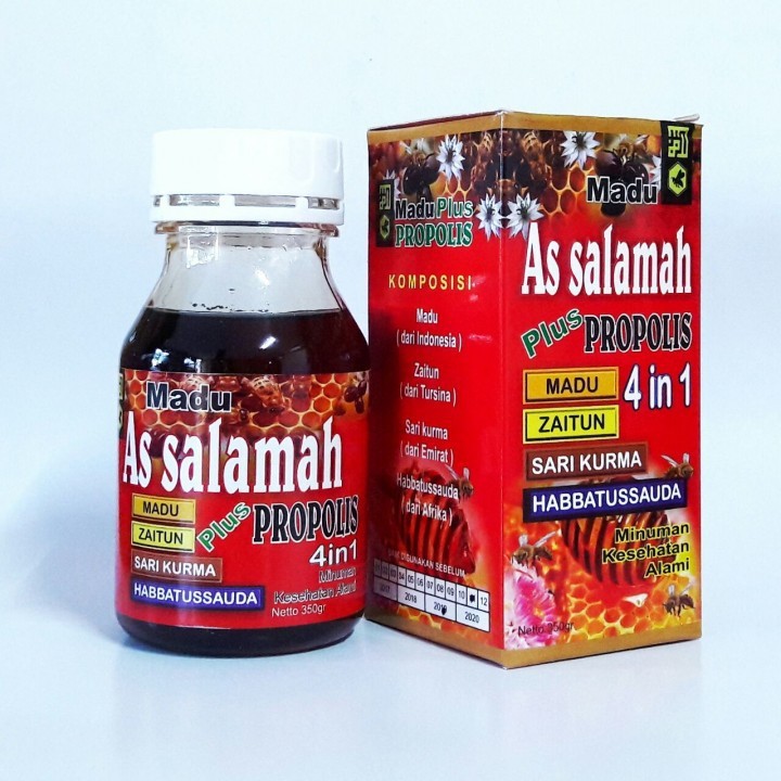 Obat Herbal Rematik dan TBC Madu AsSalamah 4 In 1 plus Propolis Sari Kurma