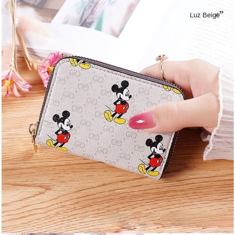 ( GS ) DOMPET KARTU WANITA / CARD HOLDER LUCU WANITA MOTIF MICKEY MOUSE