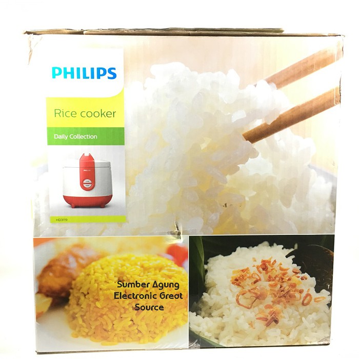 Philips HD3119 Rice Cooker 3119 Penanak Nasi Panci Tebal 5 Lapis