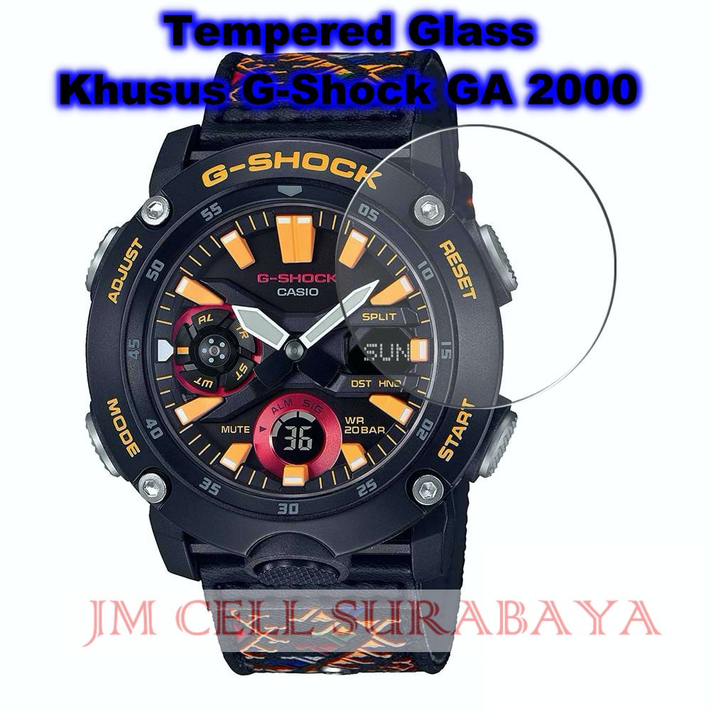 Anti Gores Tempered Glass Khusus Untuk Jam Casio G Shock GA 2000 Series / GA2000