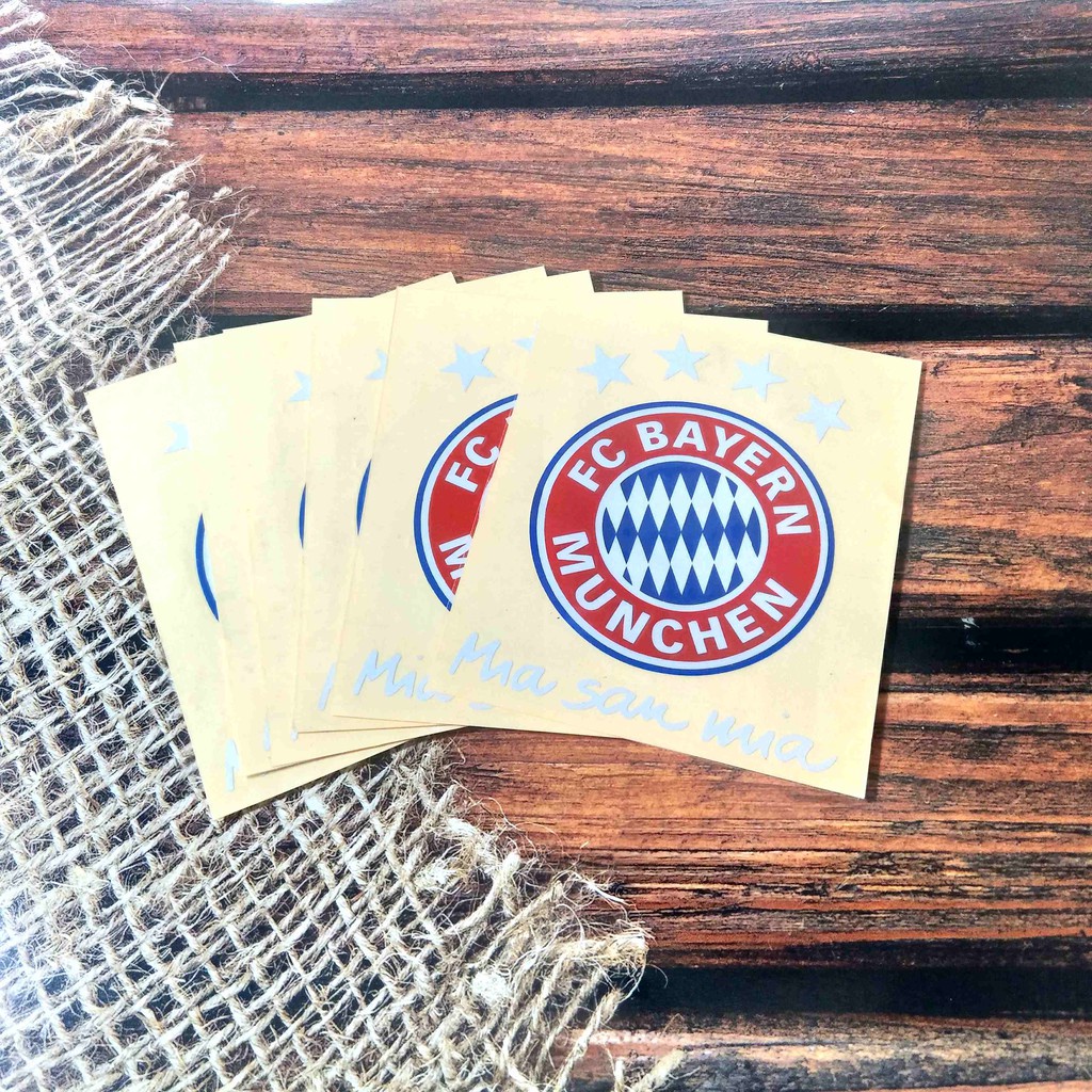 Cutting Stiker Bayern Munchen Variasi Motor Mobil Sticker Timbul Keren Nyala Dasbor Spakbor Visor Body Kaca Helm Laptop Hologram Reflective Tahan Air Bodi Samping Nama Jepang Scoopy Vario Beat NMAX PCX Vespa Aesthetic Pickup Anime Windshield Kustom Modif