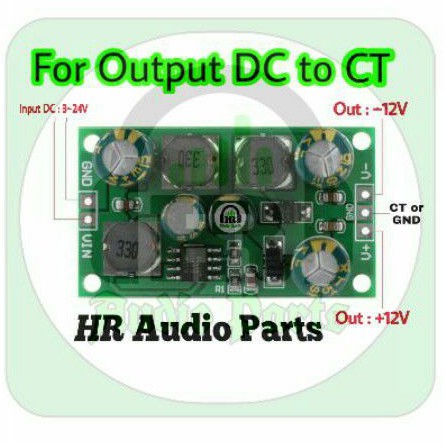 Modul Konverter DC to DC or CT Step Up or Down Converter DC 3~24V to DC / CT 12V