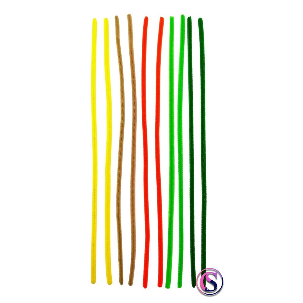 [10 biji] Kawat bulu mercy / kawat bulu warna / kawat kilat warna