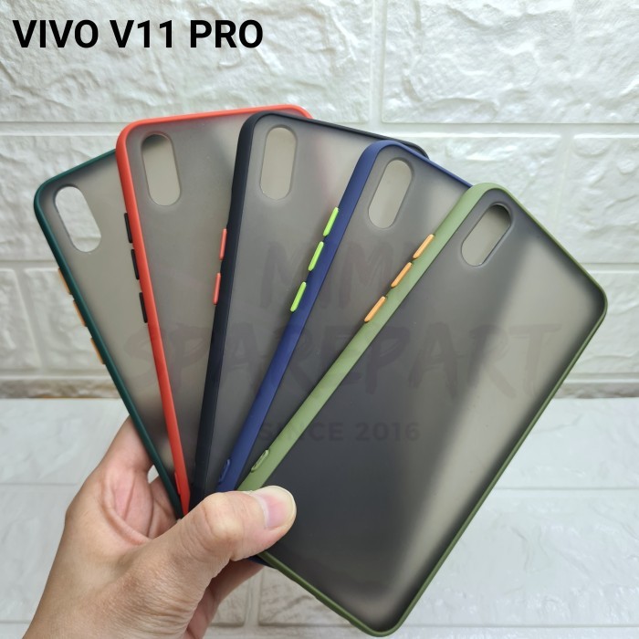 VIVO V11i V11 PRO Case Dove Matte Mychoice Slim Case Fuze Macaron