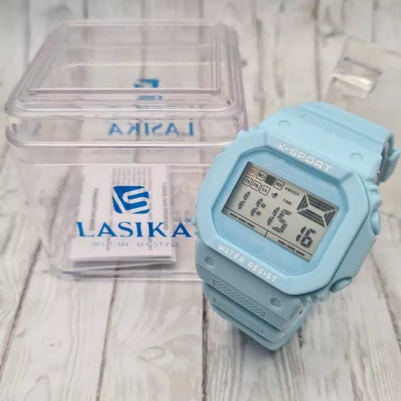 JAM TANGAN WANITA SPORT BISA BAWAK RENANG LASIKA ORIGINAL