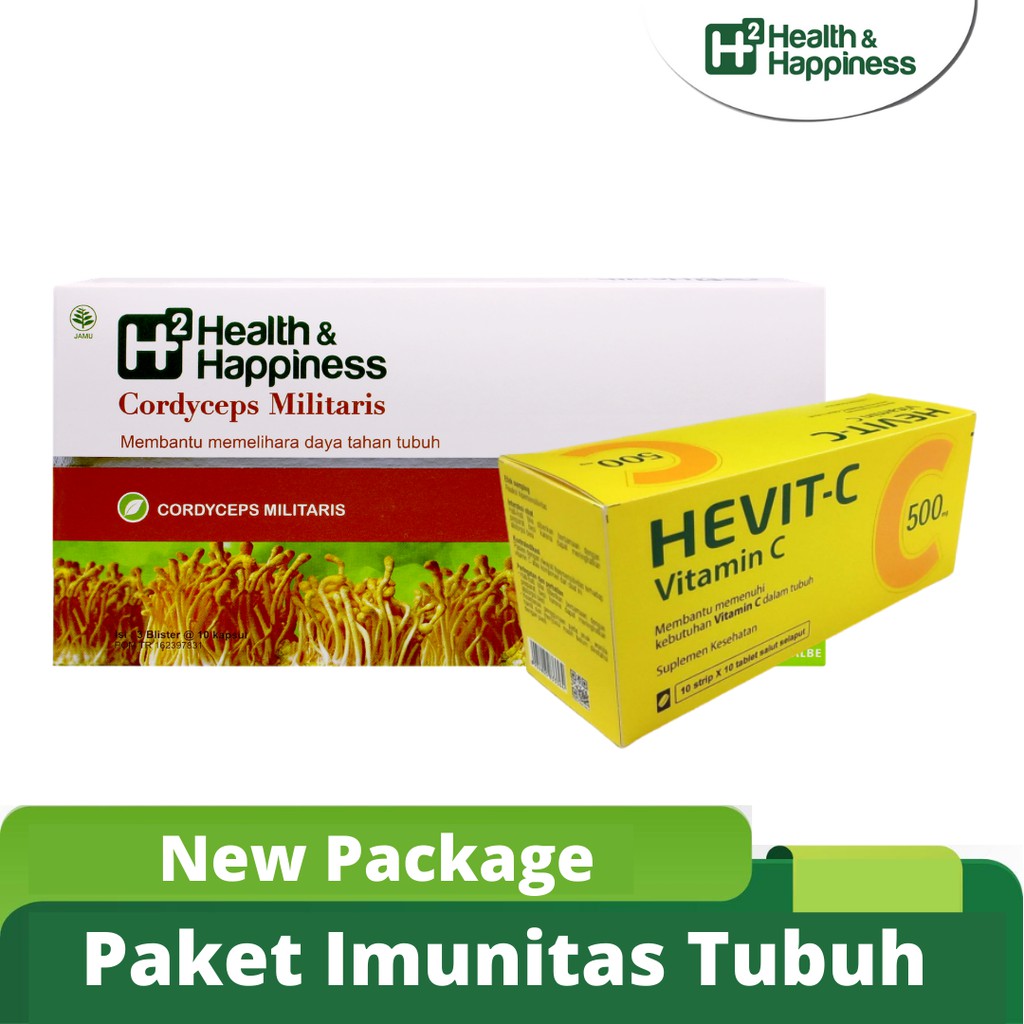 Paket Cordyceps + Hevit - C 500 mg