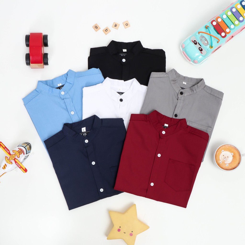 AMSPRO kemeja anak laki-laki / baju koko anak  / baju lebaran anak / fashion kids Koko Yoris