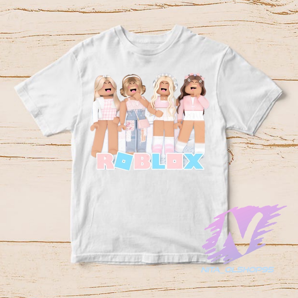 kaos roblox girl baju kaos anak roblok