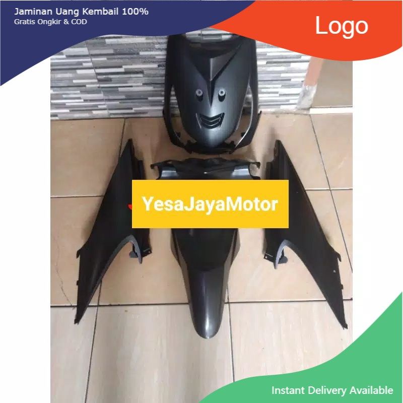 Full Body alus Beat Karbu Warna Hitam Doff