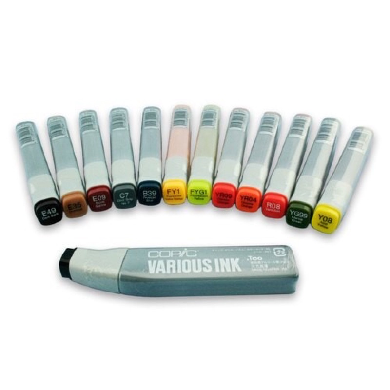 

Copic Various Ink / Copic Refill 25 ml ( mohon chat dulu, untuk menanyakan stock sebelum memesan)