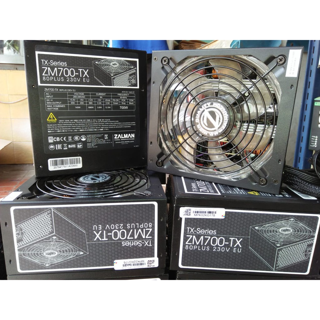 PROMO Power Supply PSU GAMING ZALMAN 700 Watt 80 Plus