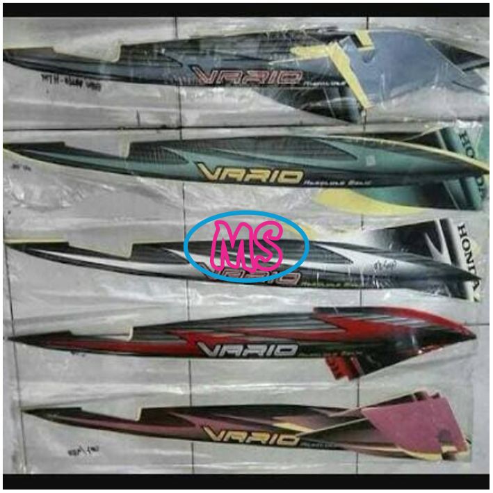 V134 Stiker Striping Motor Ori Vario cw110 2007