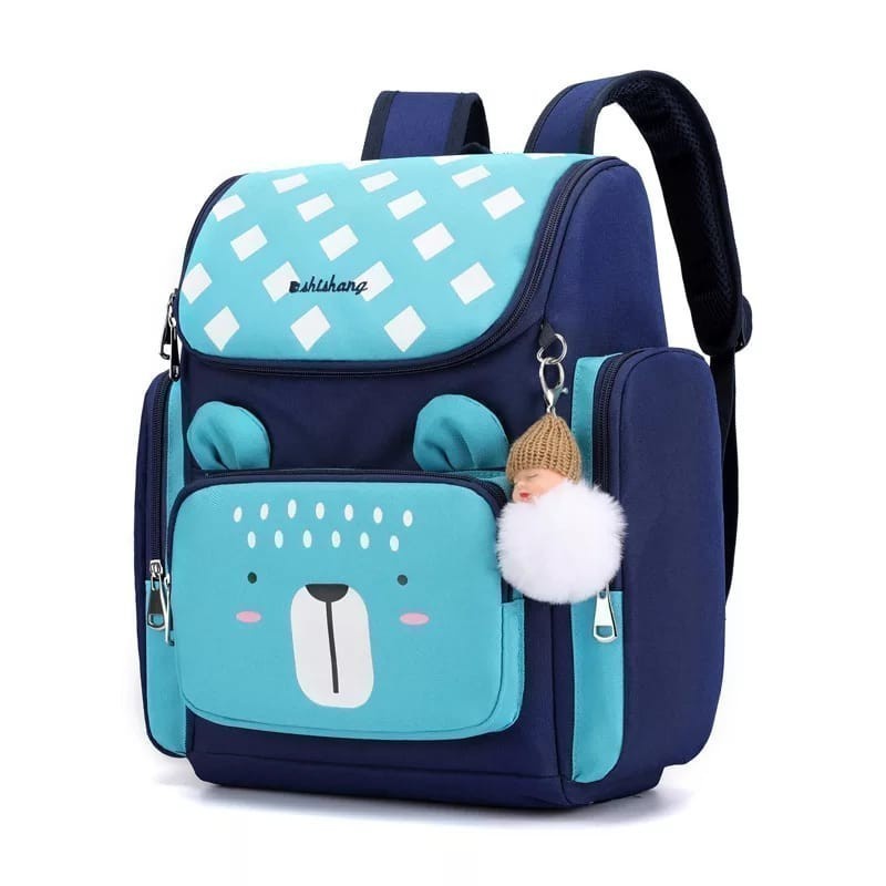 TAS RANSEL ANAK PEREMPUAN POLKA BEAR TAS SEKOLAH ANAK PG PAUD TK SD SMP TAS ANAK CEWEK MURAH