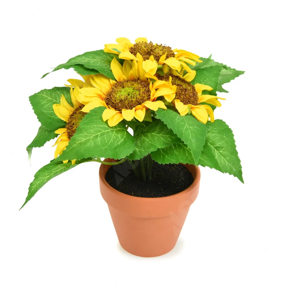 ACE Bunga Artifisial 28 Cm Sunflower Dengan Pot SKU 243644