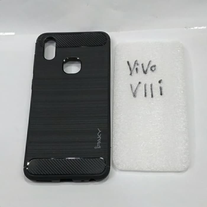 karet VIVO V11i softcase ipaky VIVO V11i silikon karet hitam