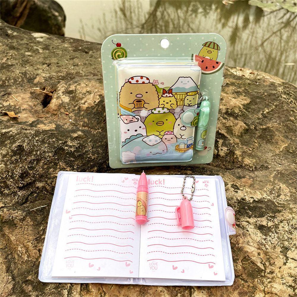 AUGUSTINA Mini Notebook Portable Kawaii Novelty Dinosaurus Travellers Journals Daisy Planner Avoacdo Notebook Dengan Pulpen