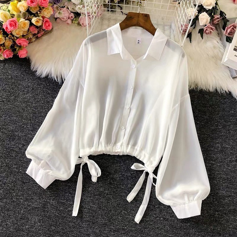 Russel Top Atasan Puffy Blouse Babydoll Fashion Muslim Wanita