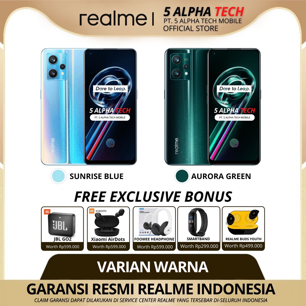 REALME 9 PRO+ / 9 PRO 8/128GB 8/256GB GARANSI RESMI REALME REALME 9PRO