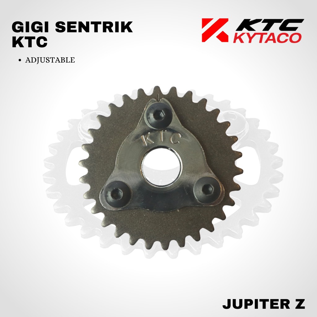 Gigi gear sentrik timing ktc jupiter Z adjustable