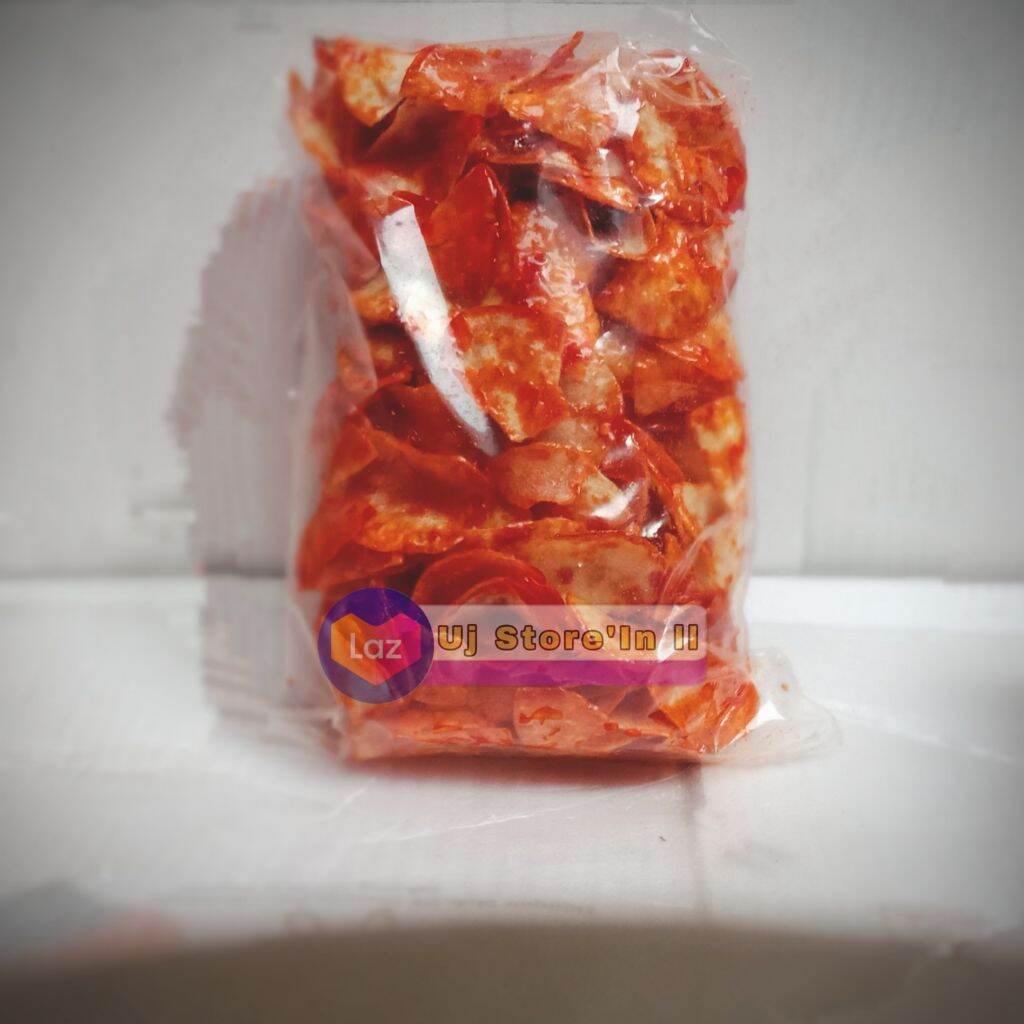 

Keripik Singkong Pedas Rasa Balado isi 1kilo gram