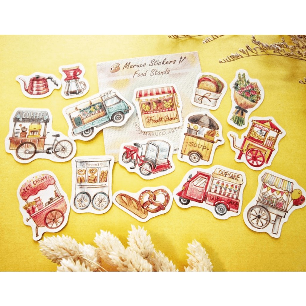 

Maruco Art Sticker Food Stand