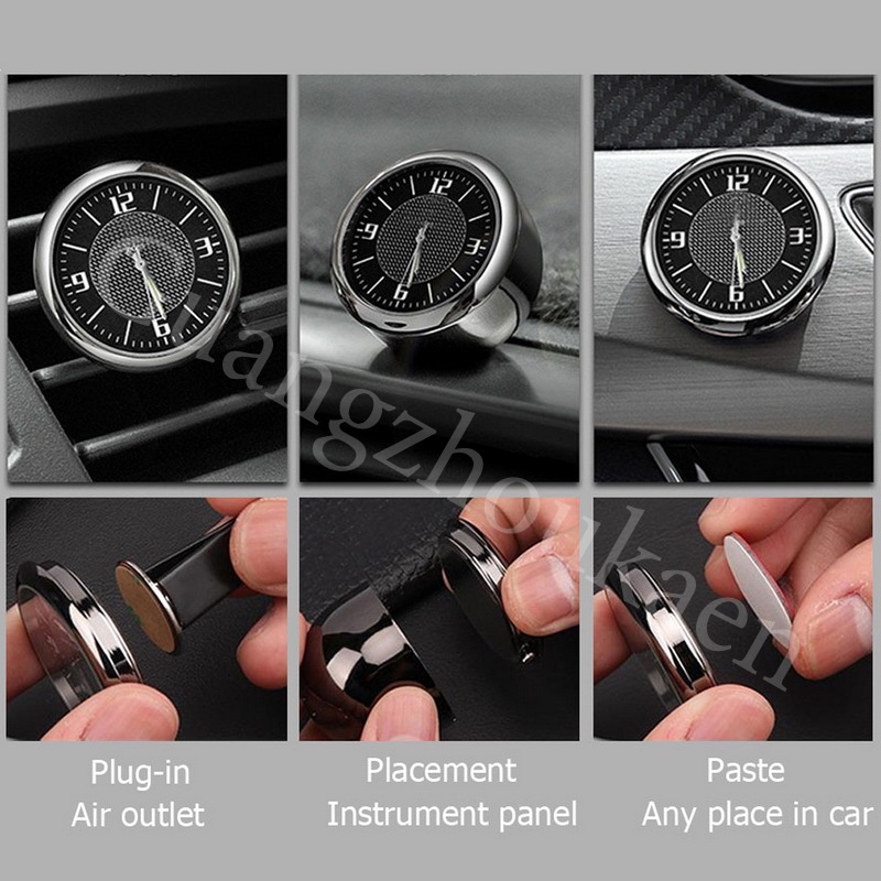 Jam Quartz Mobil Mini Dengan Lampu Malam Untuk Wuling Confero Cortez Almaz Confero s