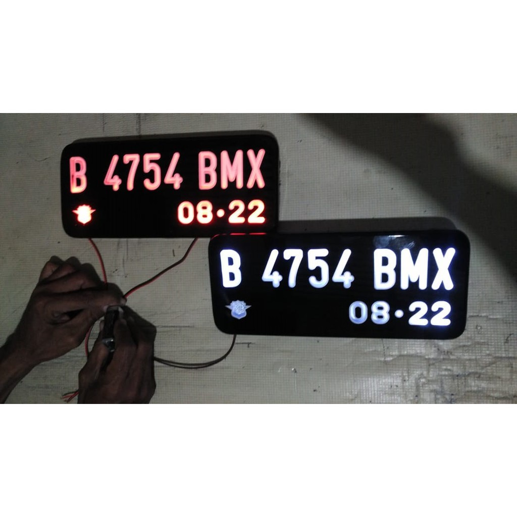 Jasa Pembuatan Plat Nomor Motor Acrylic Shopee Indonesia