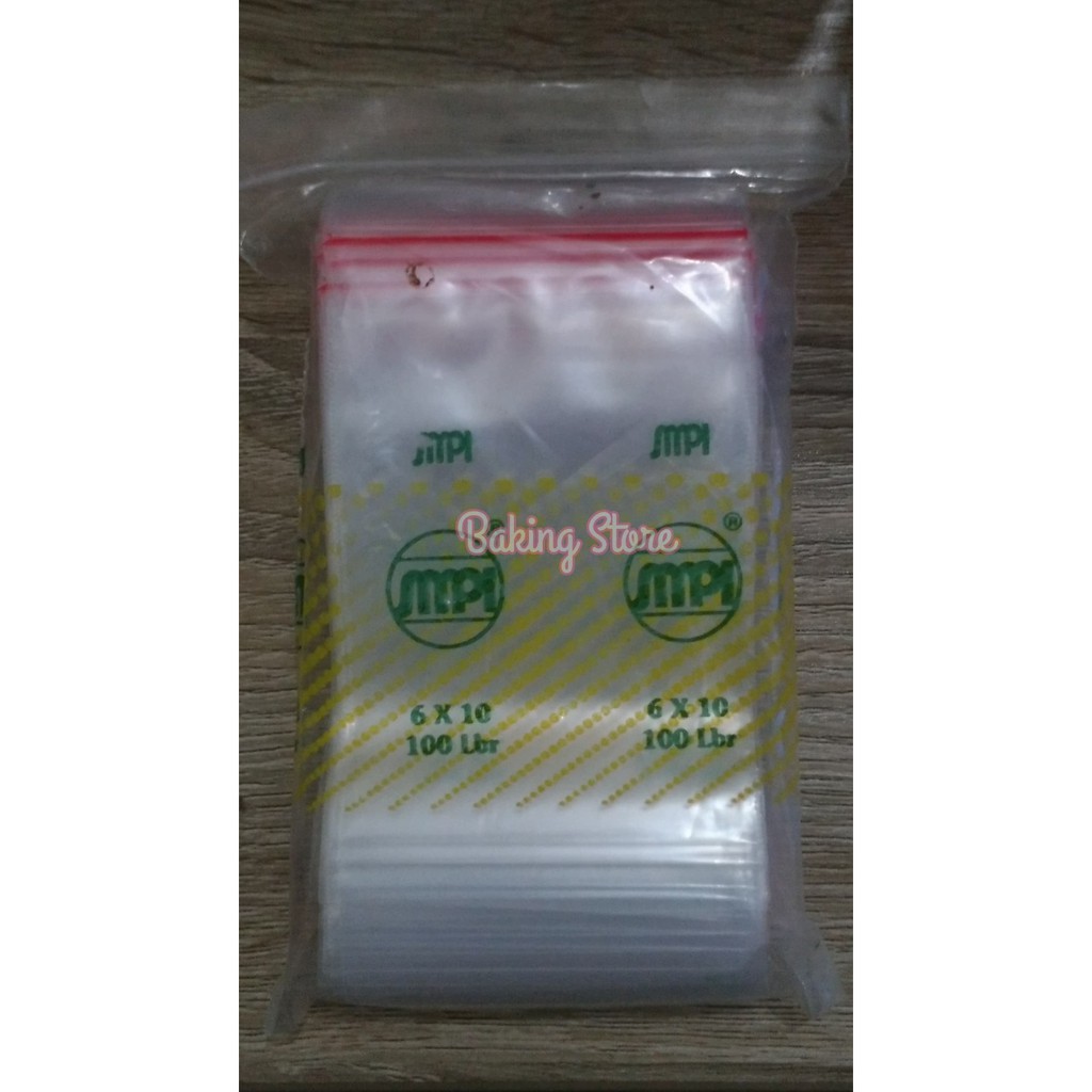 Kantong Plastik Klip - Zip Zip Lock Bag 6x10cm isi 100lembar