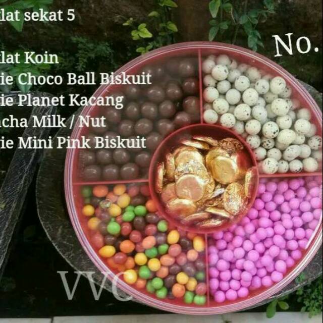

Paket coklat sekat 5 asli coklat