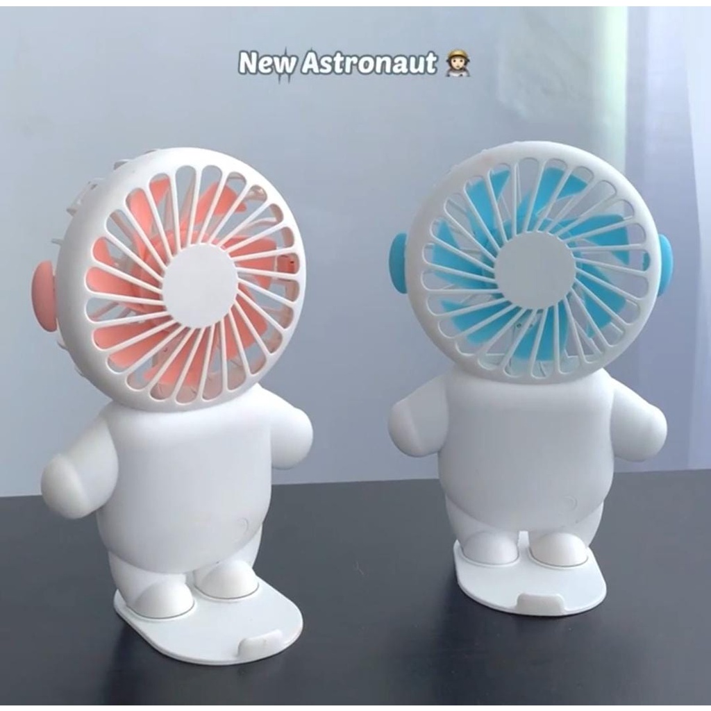 KIPAS ANGIN MINI HAND POCKET FAN GENGGAM BERDIRI DUDUK STAND BONEKA ASTRONOT