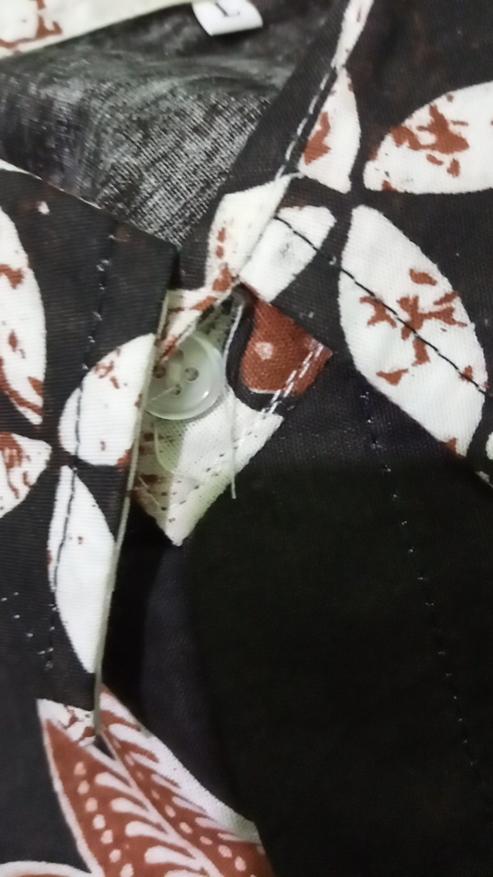 Bswart Batik Hrb026 Kenongo Hem Pendek Padi Pekalongan M L Xl Batik Pria Murah Modern Grosir