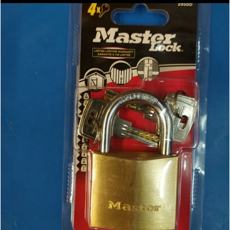 Gembok Master Lock 2950D/Gembok Pagar Master Lock/Gembok Gerbang