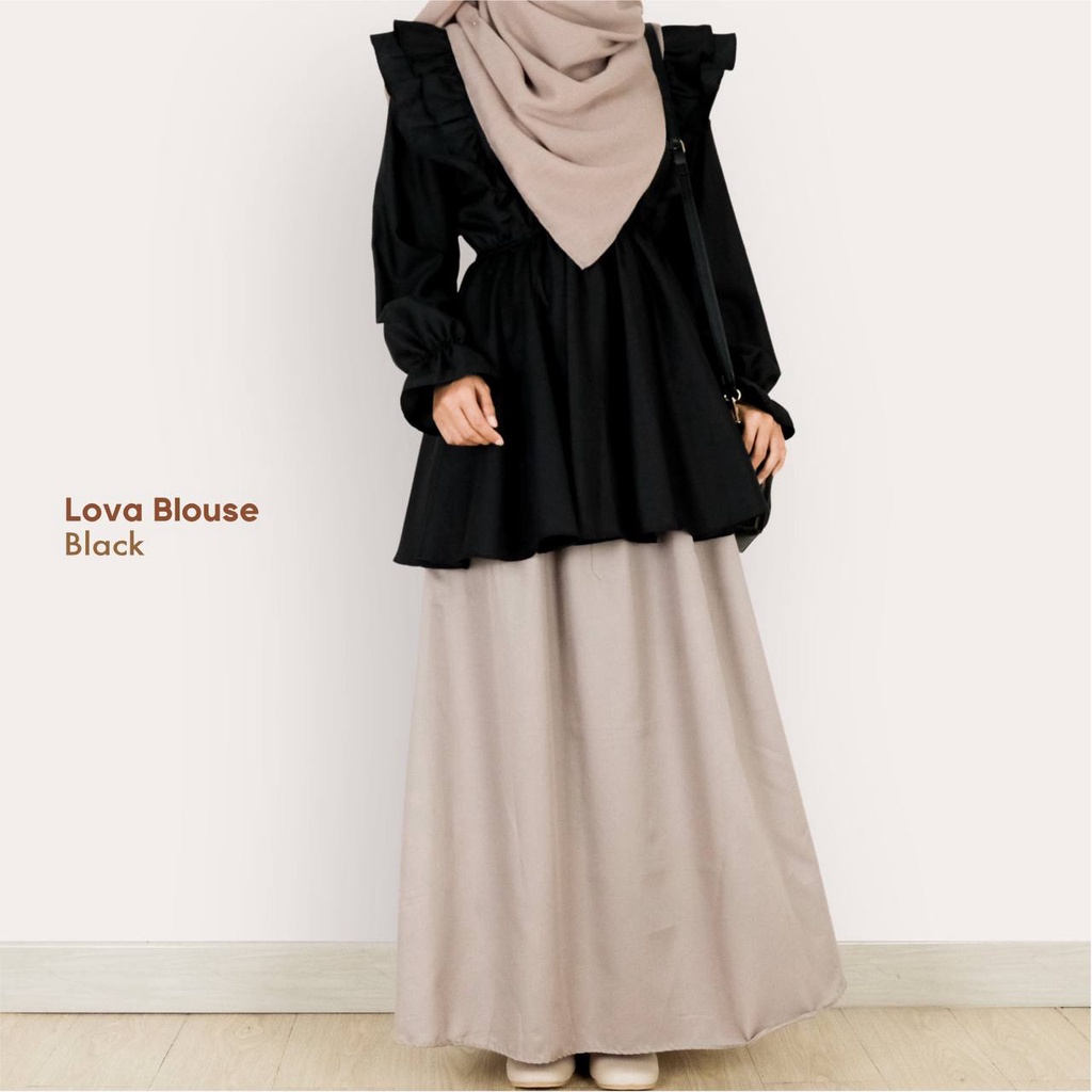 Levi Skirt | Rok Korea Polos Basic Panjang