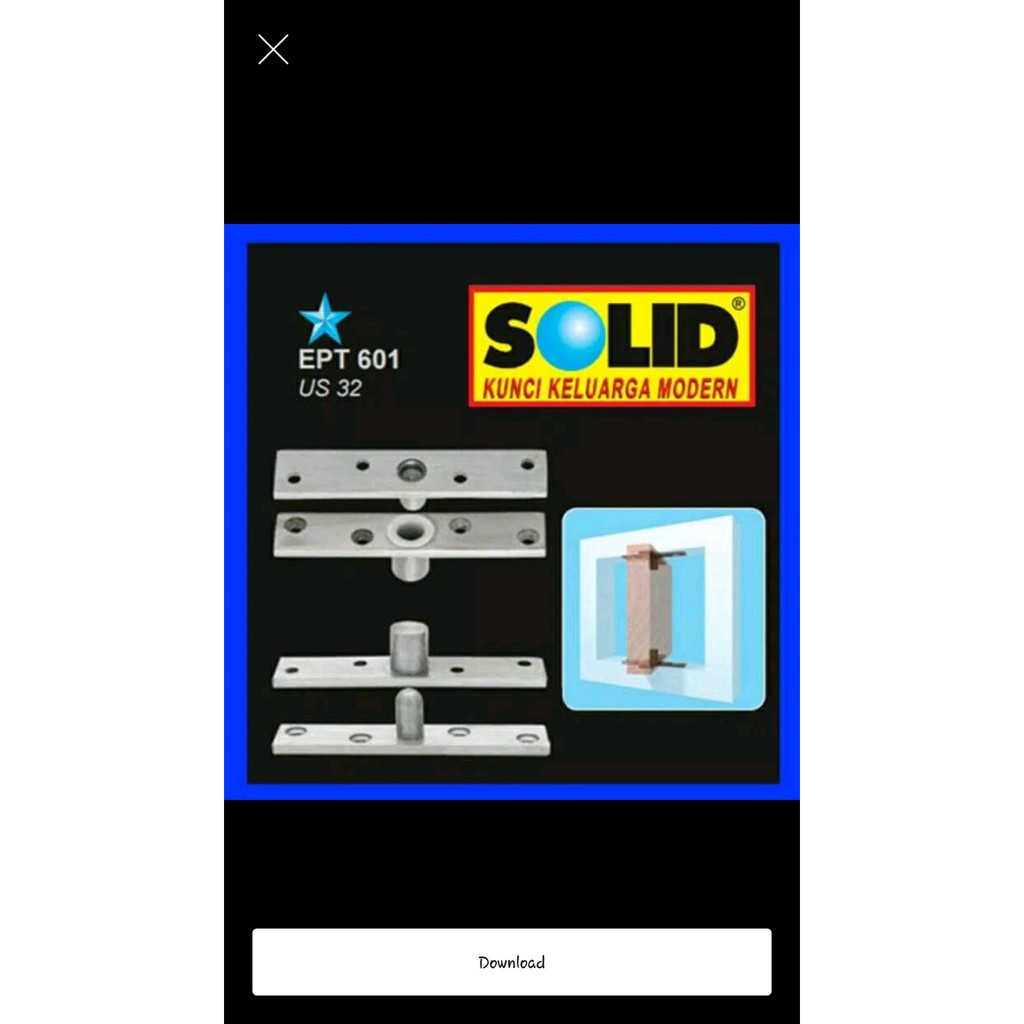 Promo ENGSEL POROS JENDELA SOLID PIVOT EPT 601 US32 Diskon